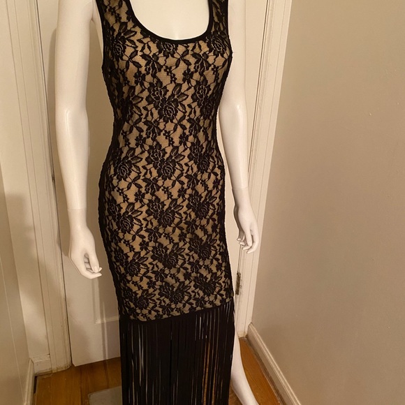 PEEP TOE Fringe Dress - Picture 5 of 8